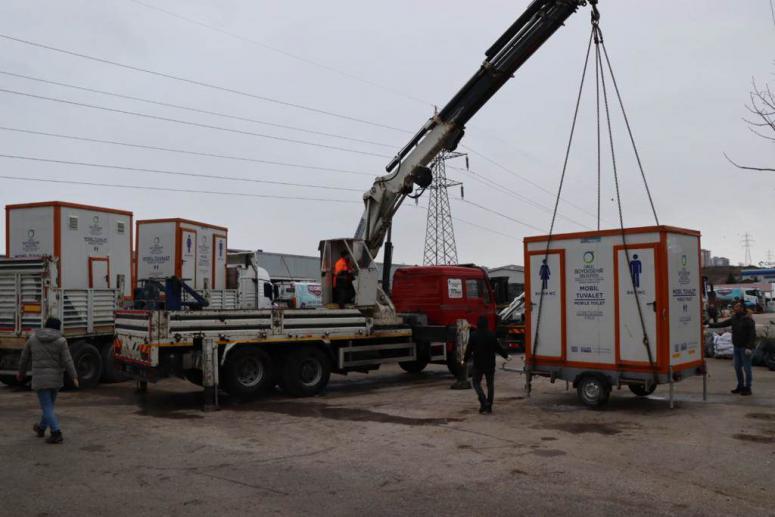 ORDU BÜYÜKŞEHİR TÜM İMKANLARI İLE DEPREM BÖLGESİNDE