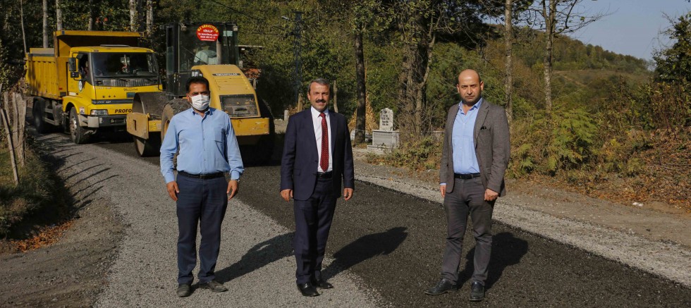 AKKUŞ’TA YOL SEFERBERLİĞİ 
