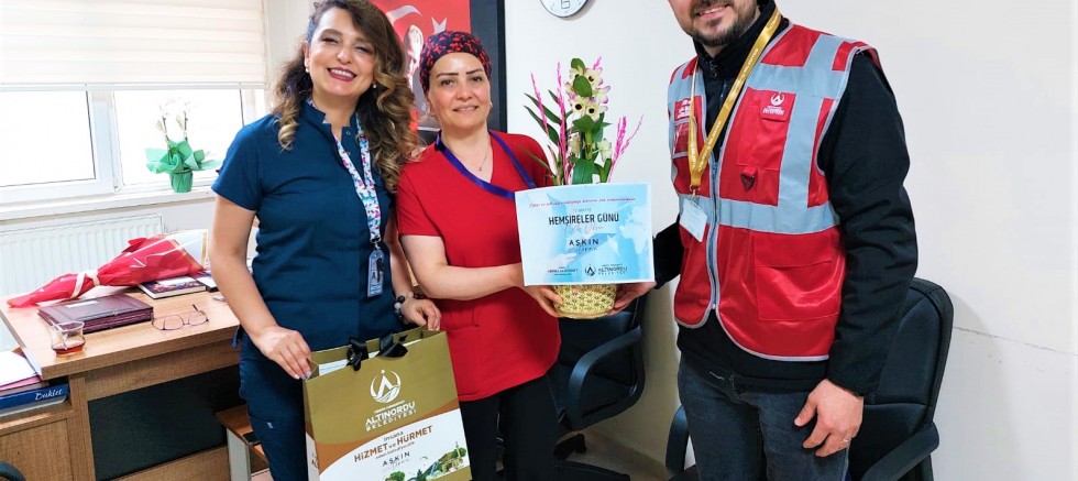ALTINORDU BELEDİYESİ BEYAZ MELEKLERİ UNUTMADI