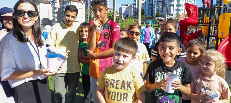 BUGÜN ÇOCUKLAR ERGUVAN PARK’A KOŞTU