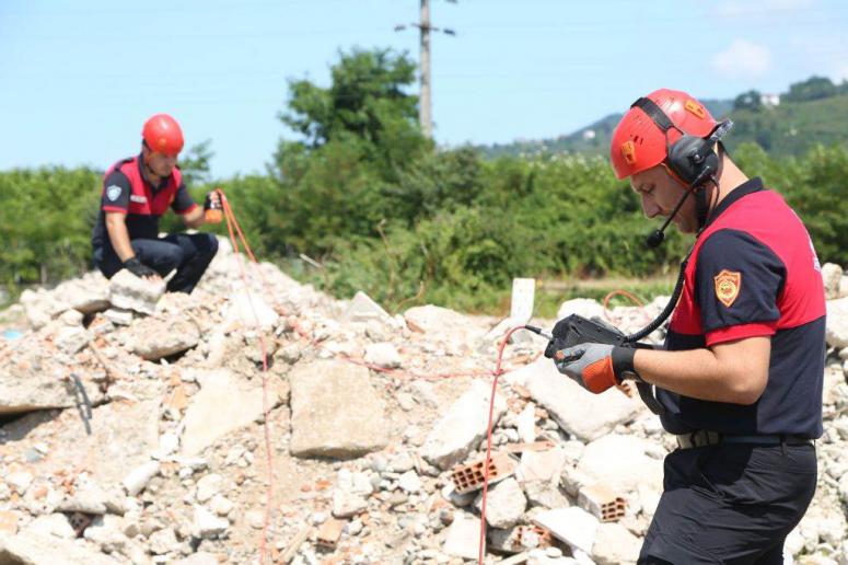 ORDU İTFAİYESİ ARAMA KURTARMA OLAYLARINDAKİ GÜCÜNÜ ARTIRIYOR