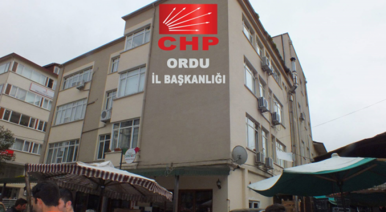 CHP ORDU İL BİNASI COVID-19 NEDENİYLE KAPATILDI
