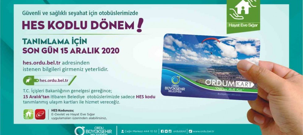 HES KODU EŞLEŞTİRMESİ İÇİN SON GÜN