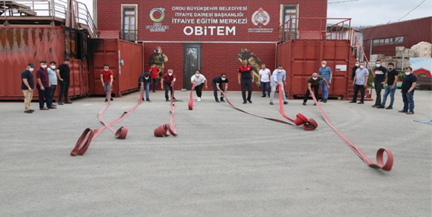 OBİTEM’İN YANGIN EĞİTİMLERİ SÜRÜYOR