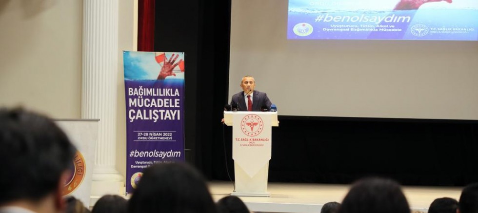 ORDU’DA BAĞIMLILIKLA MÜCADELE ÇALIŞTAYI DÜZENLENDİ