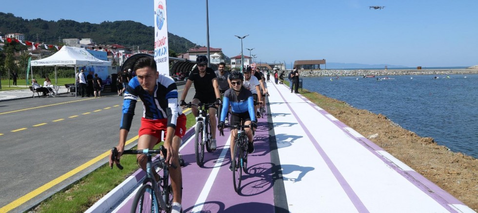 ORDU’DA BİSİKLET YOLLARI 16 KM'Yİ AŞTI 