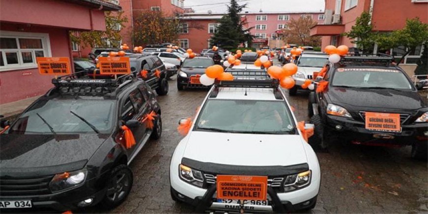 ORDU’DA YAPILAN ETKİNLİKLERLE, KADINA YÖNELİK ŞİDDETE DİKKAT ÇEKİLDİ