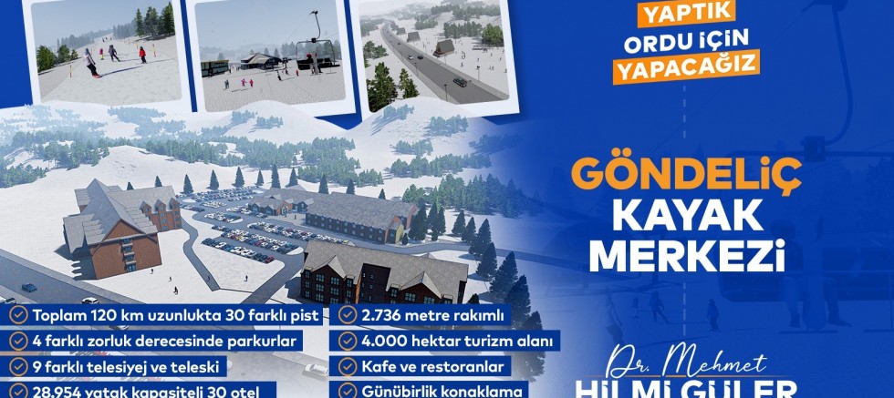 ORDU’NUN ZİRVESİNE KAYAK MERKEZİ