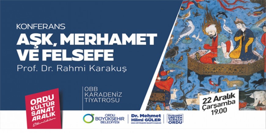 PROF.DR. RAHMİ KARAKUŞ ORDULULARLA BULUŞUYOR
